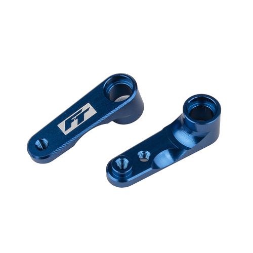 RC10B6.4 FT Steering Bellcranks, blue aluminum