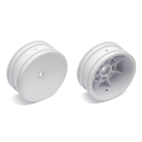 2WD Front Wheels, 2.2 in, 12 mm Hex, white