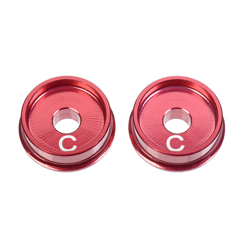 Team Corally - Alum. Lower Arm Cap SSX-12 - C - 2.0mm - 2 Pcs