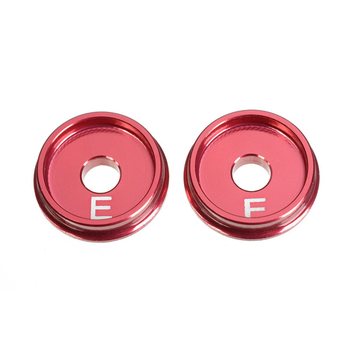 Team Corally - Alum. Lower Arm Cap SSX-12 - E - 1.0mm - 2 Pcs