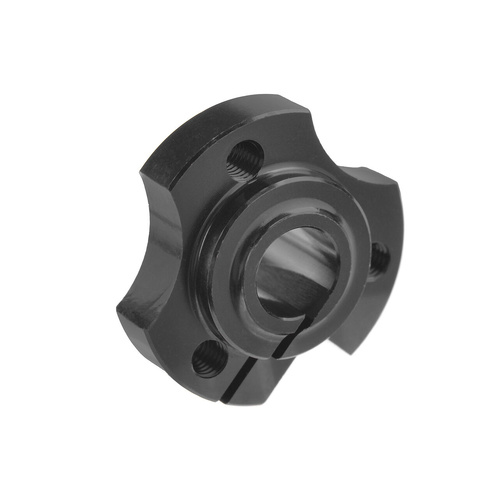 Team Corally - Wheel Hub - Solid Axle - Aluminium - Black - 1 Pc