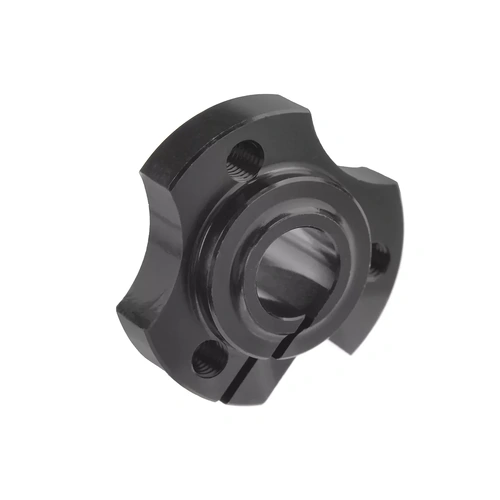 Team Corally - Spur Gear Holder - Solid Axle - Aluminium - Black - 1 Pc