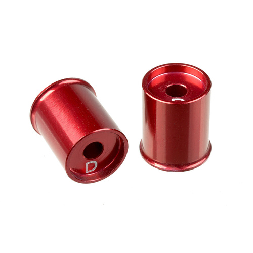 Team Corally - Alum. Lower Arm Cap SSX-10 - D - -3mm - 2 Pcs