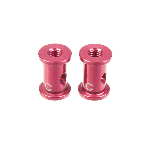 Team Corally - Alum. Spacer Holder - C - 10mm - 2 Pcs