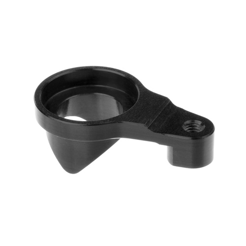 Team Corally - Servo Saver Arm - Part B - Alu 7075 - Hard Anodized Black - 1 Pc