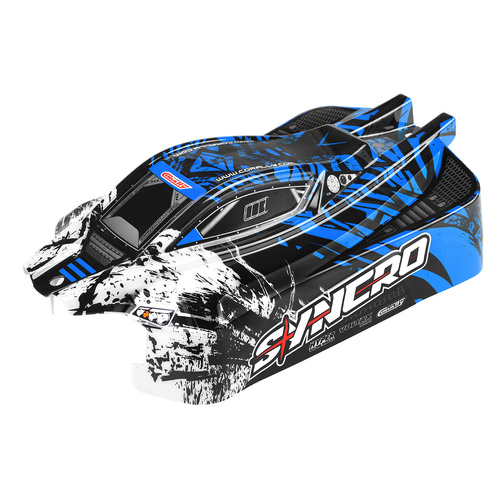 Team Corally - Polycarbonate Body - Syncro - Painted - Cut - Decals - Blue Color - 1 Pc