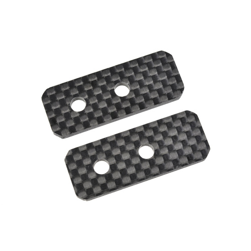 Team Corally - Spacer for Chassis Brace - XB PRO - Front - Rear - Carbon 3mm - 2 Pc