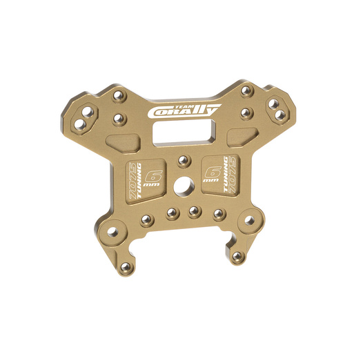 Team Corally - Shock Tower - Kagama Limited Edition - Front - Aluminum 7075 - 6mm - Hard Anodised - LE - 1 Pc
