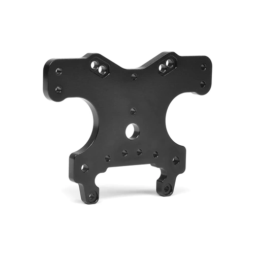 Team Corally - Shock Tower - SC - Front - Aluminum - 5mm - Black - 1 Pc