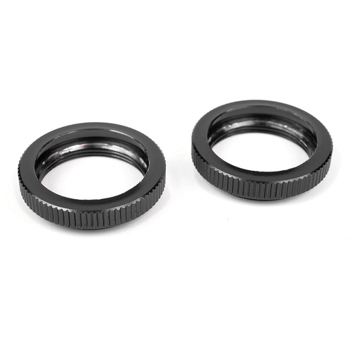 Team Corally - Shock Collar - Aluminum - Black- 2 Pcs