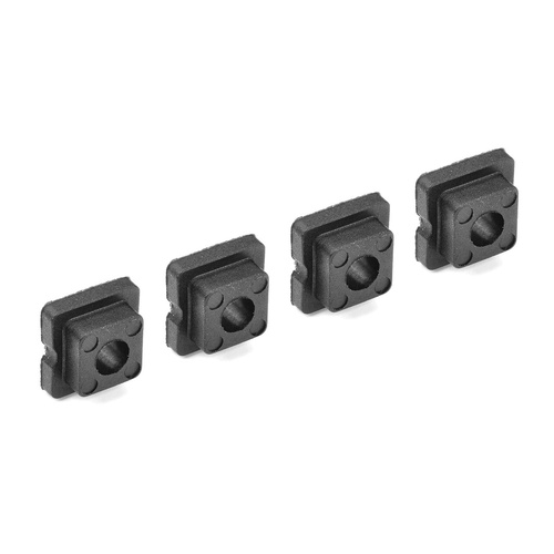 Team Corally - Bushings Set - For 4mm Shock Tower - Through hole - 0 Deg - 4 Pcs