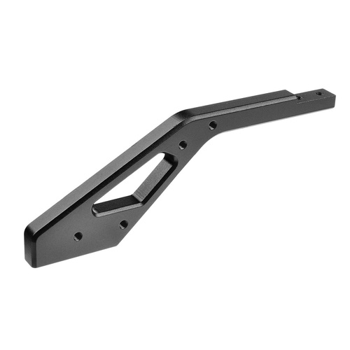 Team Corally - Chassis Brace - XL6S - Rear - Aluminum 7075 - Hard Anodised - Black - Made In Italy - 1 Pc