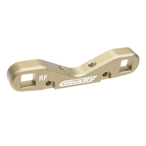 Team Corally - Suspension Arm Mount - HD - RE/FR - Aluminum 8mm - Limited Edition - 1 Pc