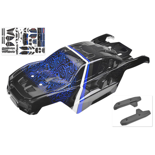 Team Corally - Polycarbonate Body - Kagama Limited Edition - Painted - Cut - Decals - Accessories - Blue Color - 1 Pc