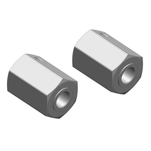 Team Corally - Wheel Hex Adapter - Front - Aluminum - 2 pcs