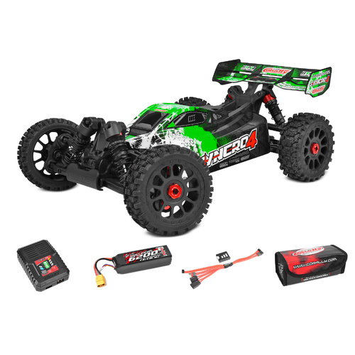 Team Corally - Syncro-4 RTR - Drive'n Go Pack 4S - Green Color