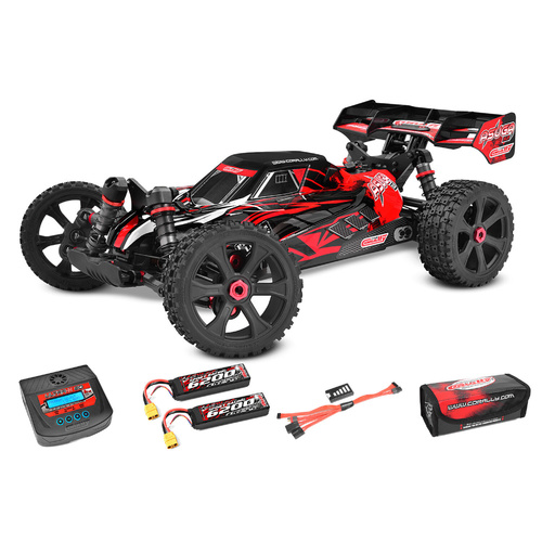 Team Corally - Asuga XLR RTR - Drive'n Go Pack 6S - Red Color