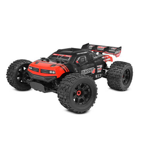 Team Corally - PUNISHER 4 - RTR - Red - Brushless Power 4S - No Battery - No Charger