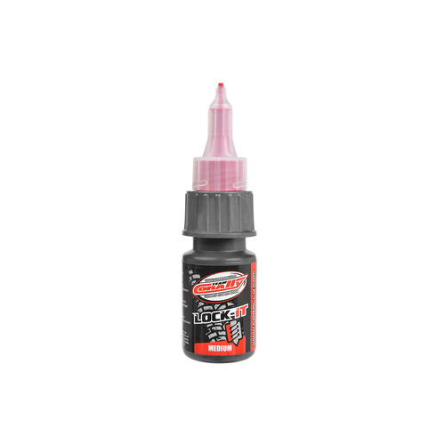 Team Corally - Lock-it 200 - Screw Fix - Medium - Red - 10gr