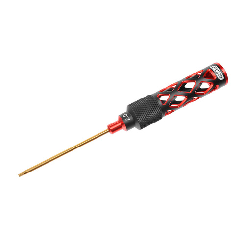 Team Corally PRO Tool - Hardened Tip - Lightened Alu Grip - Hex 2.0mm