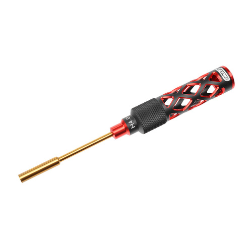 Team Corally PRO Tool - Hardened Tip - Lightened Alu Grip - Nut M2 4.0mm