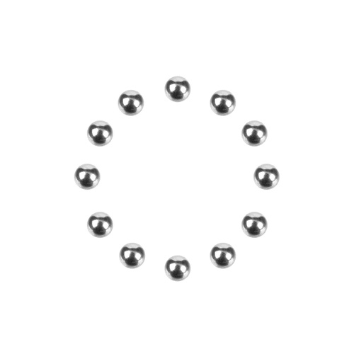 Team Corally - Precision Diff. Balls 1/8 - Chrome - 12 pcs