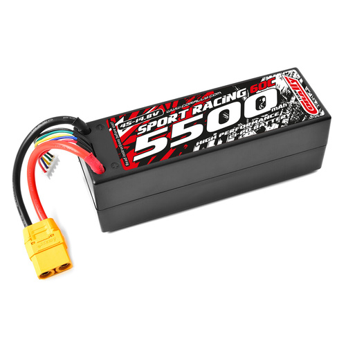 Team Corally - Power Racing 60C - 5500Mah - 4S - 14,8V - XT-90 - Hard Case