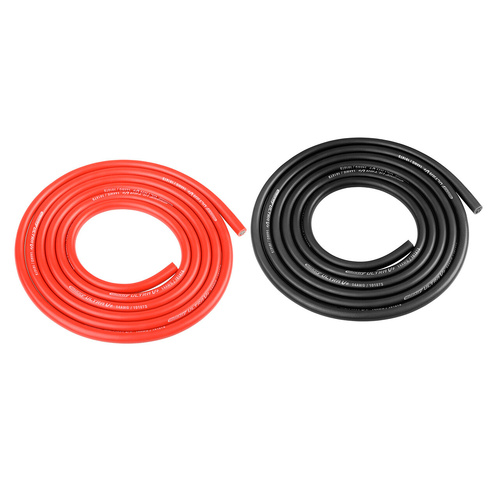 Team Corally - Ultra V+ Silicone Wire - Super Flexible - Black and Red - 14AWG - 1018 / 0.05 Strands - ODø 3.5mm - 2x 1m