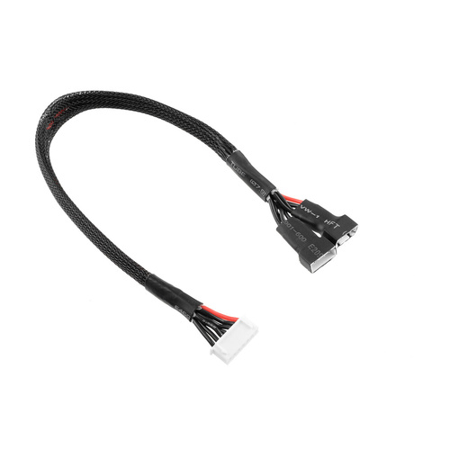 Team Corally - Balancer Lead 2X 3S - Battery 2X 3S XH Connector - Charger 6S XH Connector - Silicone Wire 22AWG - 30cm - 1 pc