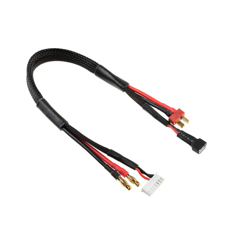 Team Corally - Charge/Balance Lead - T-Plug 2S - Charger 6S XH Connector - 2S XH Connector - 14 AWG ULTRA V+ Silicone Wire - 30cm - 1 pc