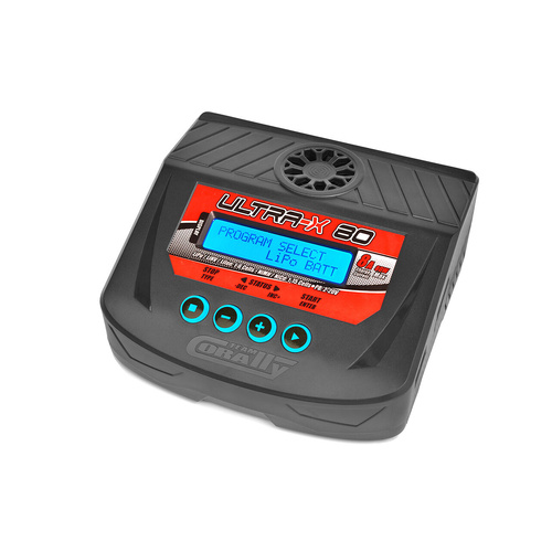 Team Corally - Ultra-X 80 - AC/DC Balance Charger - 80W - 1-6S Lixx - 1-15 Nixx - 2-20V PB - UK Version