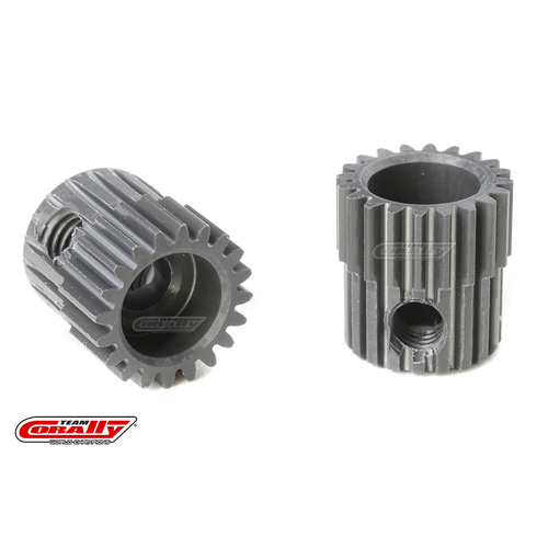 Team Corally - 64 DP Pinion - Short - Hard Anodised AL7075 - 20 Teeth - Shaft Dia. 3.17mm