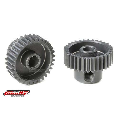 Team Corally - 64 DP Pinion - Short - Hard Anodised AL7075 - 32 Teeth - Shaft Dia. 3.17mm