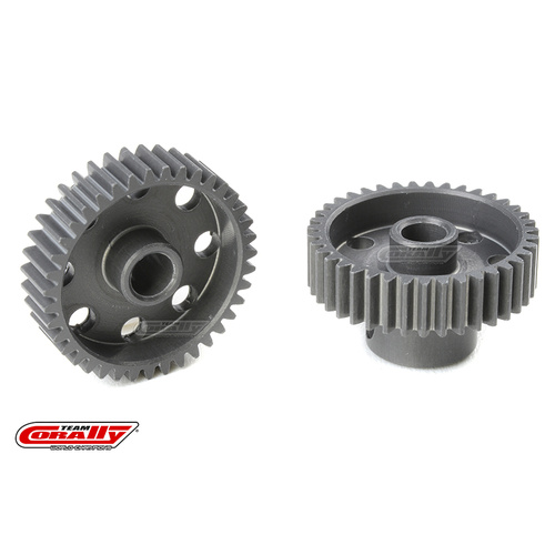 Team Corally - 64 DP Pinion - Short - Hard Anodised AL7075 - 39 Teeth - Shaft Dia. 3.17mm