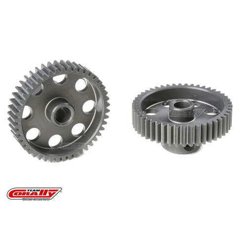 Team Corally - 64 DP Pinion - Short - Hard Anodised AL7075 - 46 Teeth - Shaft Dia. 3.17mm