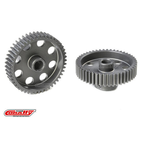 Team Corally - 64 DP Pinion - Short - Hard Anodised AL7075 - 48 Teeth - Shaft Dia. 3.17mm