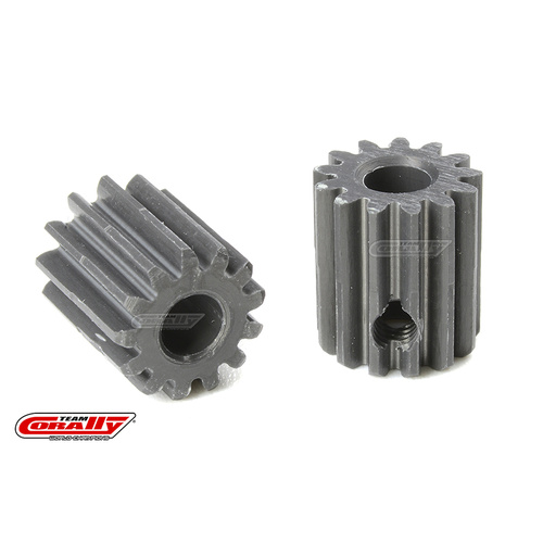 Team Corally - 48 DP Pinion - Short - Hard Anodised AL7075 - 13 Teeth - Shaft Dia. 3.17mm