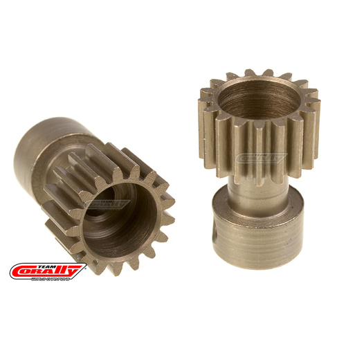 Team Corally - 48 DP Pinion  Long Boss  Hardened Steel  17 Teeth - ø3.17mm