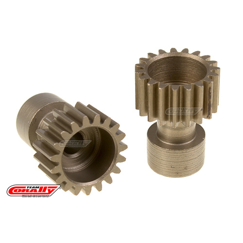 Team Corally - 48 DP Pinion  Long Boss  Hardened Steel  19 Teeth - ø3.17mm