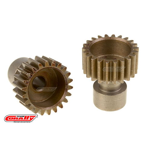 Team Corally - 48 DP Pinion  Long Boss  Hardened Steel  22 Teeth - ø3.17mm