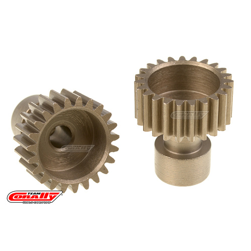 Team Corally - 48 DP Pinion  Long Boss  Hardened Steel  23 Teeth - ø3.17mm