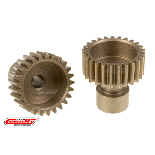 Team Corally - 48 DP Pinion  Long Boss  Hardened Steel  25 Teeth - ø3.17mm