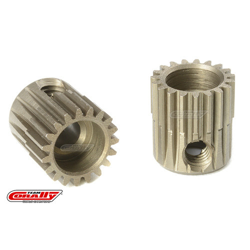 Team Corally - 64 DP Pinion - Short - Hardened Steel - 19 Teeth - Shaft Dia. 3.17mm