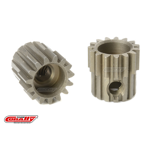 Team Corally - 48 DP Pinion - Short - Hardened Steel - 15 Teeth - Shaft Dia. 3.17mm