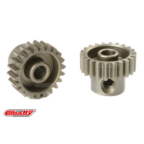 Team Corally - 48 DP Pinion - Short - Hardened Steel - 22 Teeth - Shaft Dia. 3.17mm