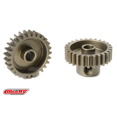 Team Corally - 48 DP Pinion - Short - Hardened Steel - 27 Teeth - Shaft Dia. 3.17mm