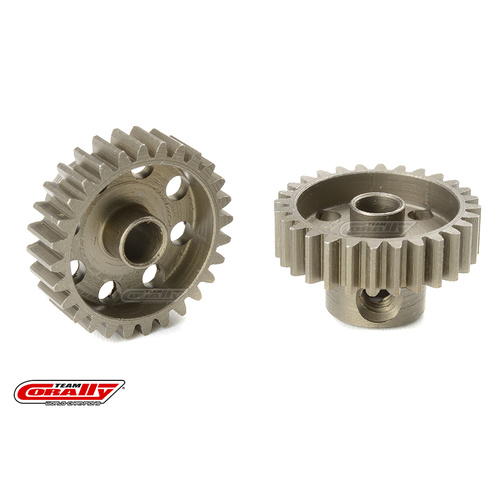Team Corally - 48 DP Pinion - Short - Hardened Steel - 28 Teeth - Shaft Dia. 3.17mm