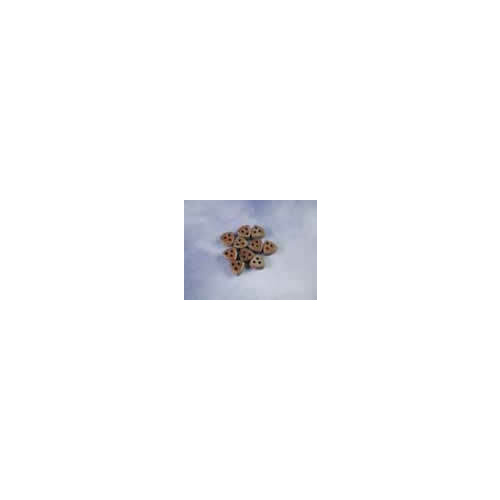 Deadeye (Triangular), 5mm Walnut (2)