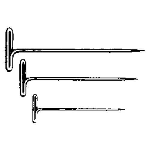 DUBRO 253 NICKEL PLATED T-PINS 1-1/4in (100 PCS PER PACK)