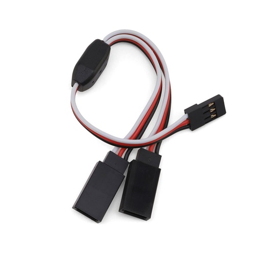 EcoPower Heavy Duty 15cm Universal Servo Y Extension Lead (1 Male/2 Female)